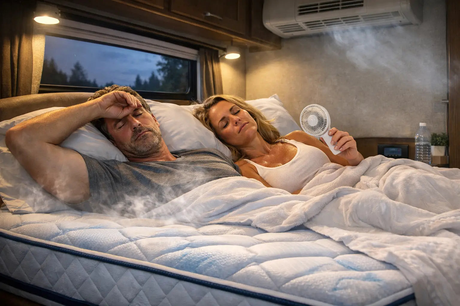 How to Stop Overheating in Your RV Bed Tonight