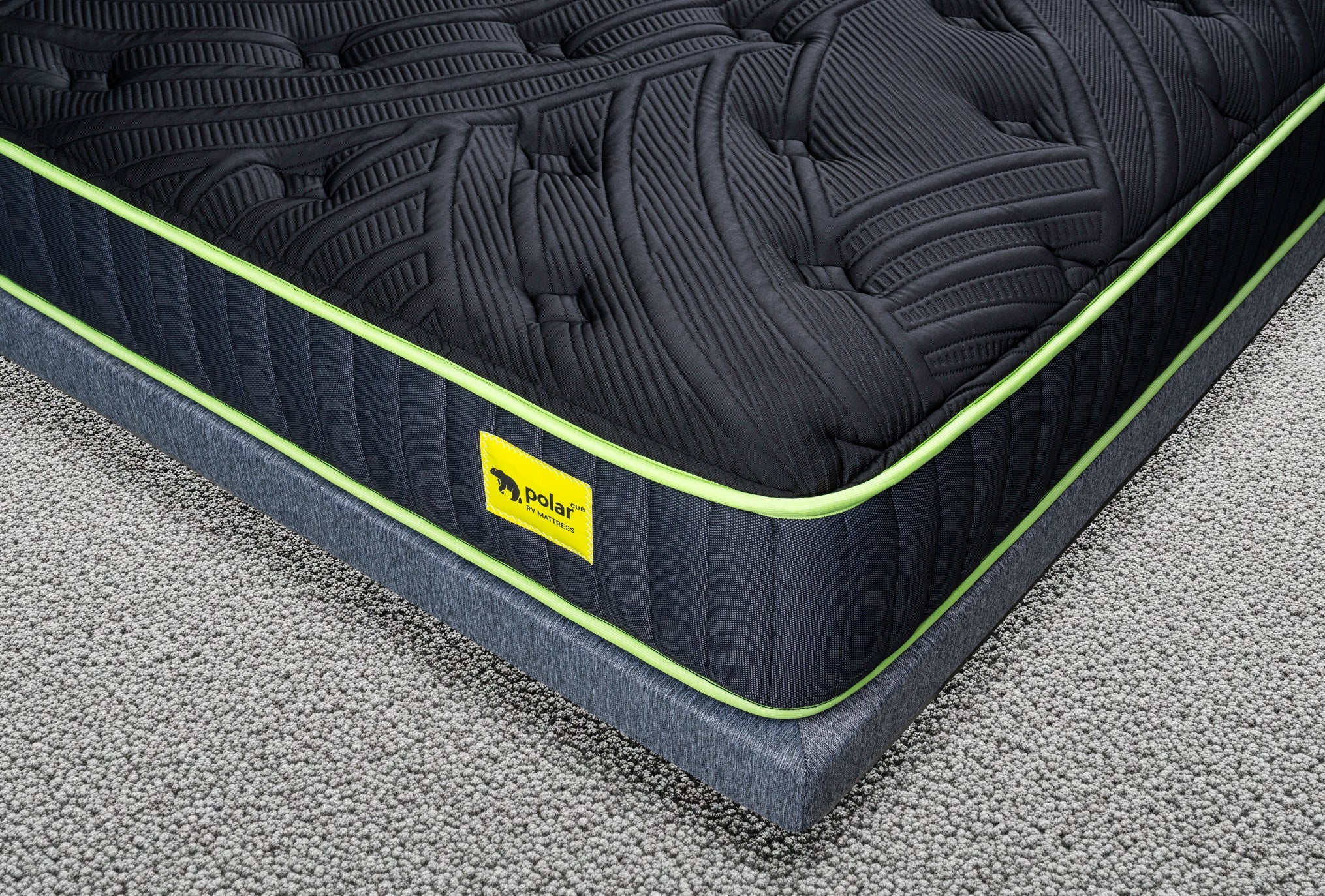 9.5" Polar RV Mattress with Graphite & ICE Yarn