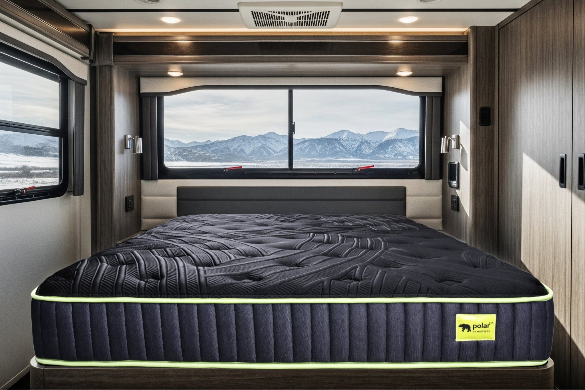 60" x 74" RV Short Queen Mattress - Cooling 9.5" Memory Foam Mattress 60" x 74" - Cub by Polar RV Mattress