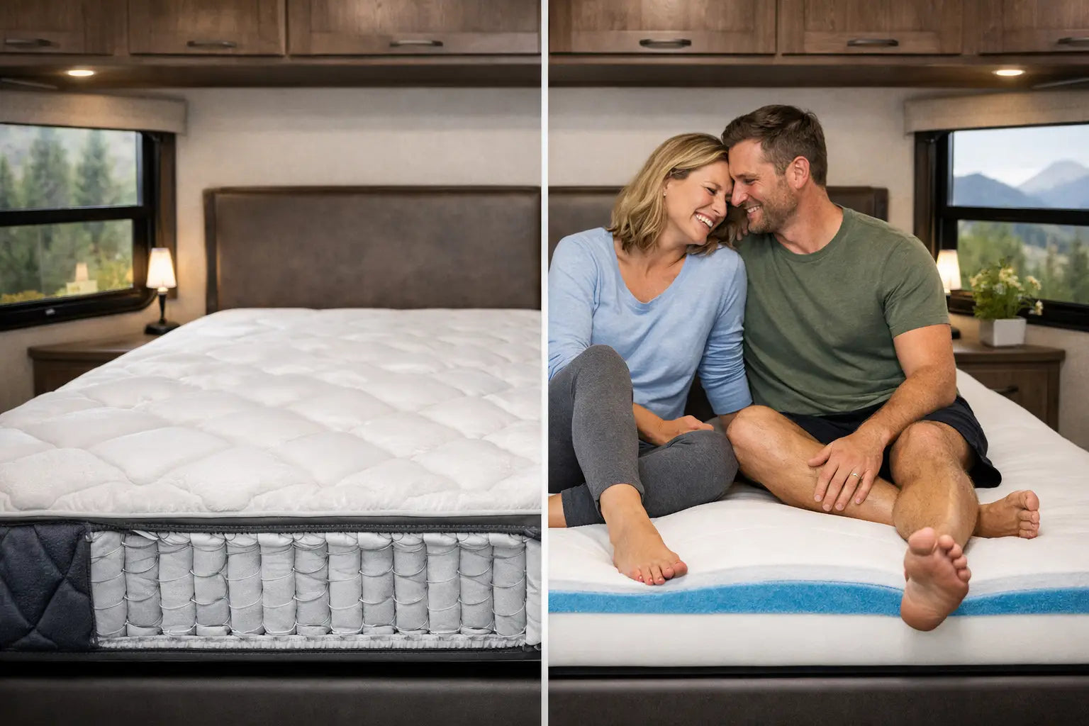 Innerspring vs Foam RV Mattress
