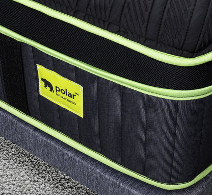 RV Short King 70"x 80" Mattress  12" Hybrid Memory Foam Pillow Top Mattress 70" x 80" - Ma by Polar RV Mattress