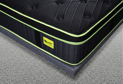 RV Short King 70"x 80" Mattress  12" Hybrid Memory Foam Pillow Top Mattress 70" x 80" - Ma by Polar RV Mattress
