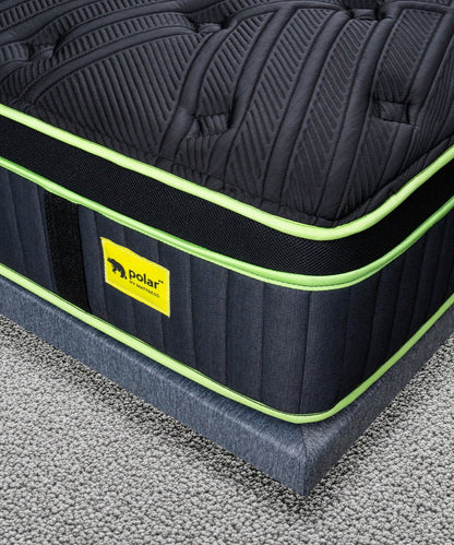 60" X 74" RV Short Queen Cooling 15" 2400 Nano on Coil  Pillow Top Mattress 60" x 74" - Pa by Polar RV Mattress